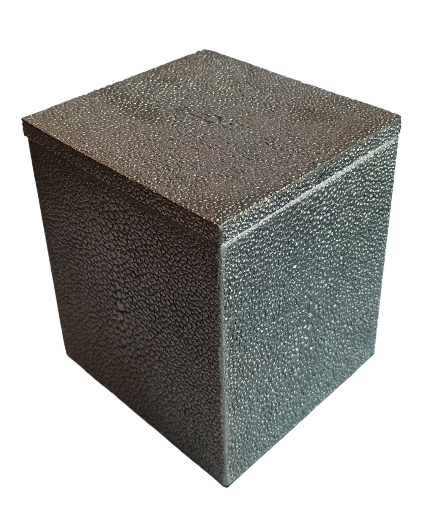 Box - Silver Shagreen Box