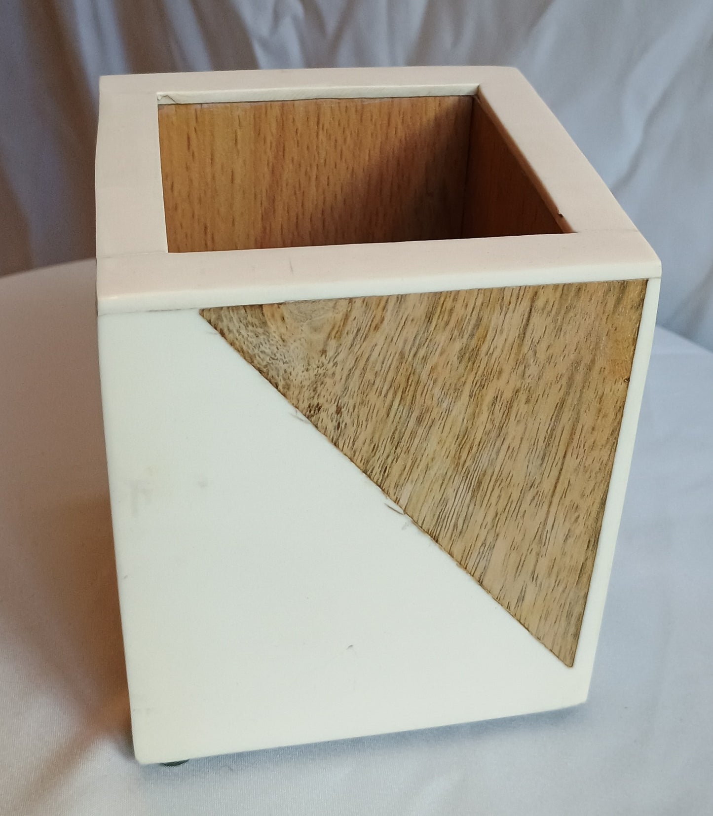 Toothbrush Holder - Wood and Resin Toothbrush Holder