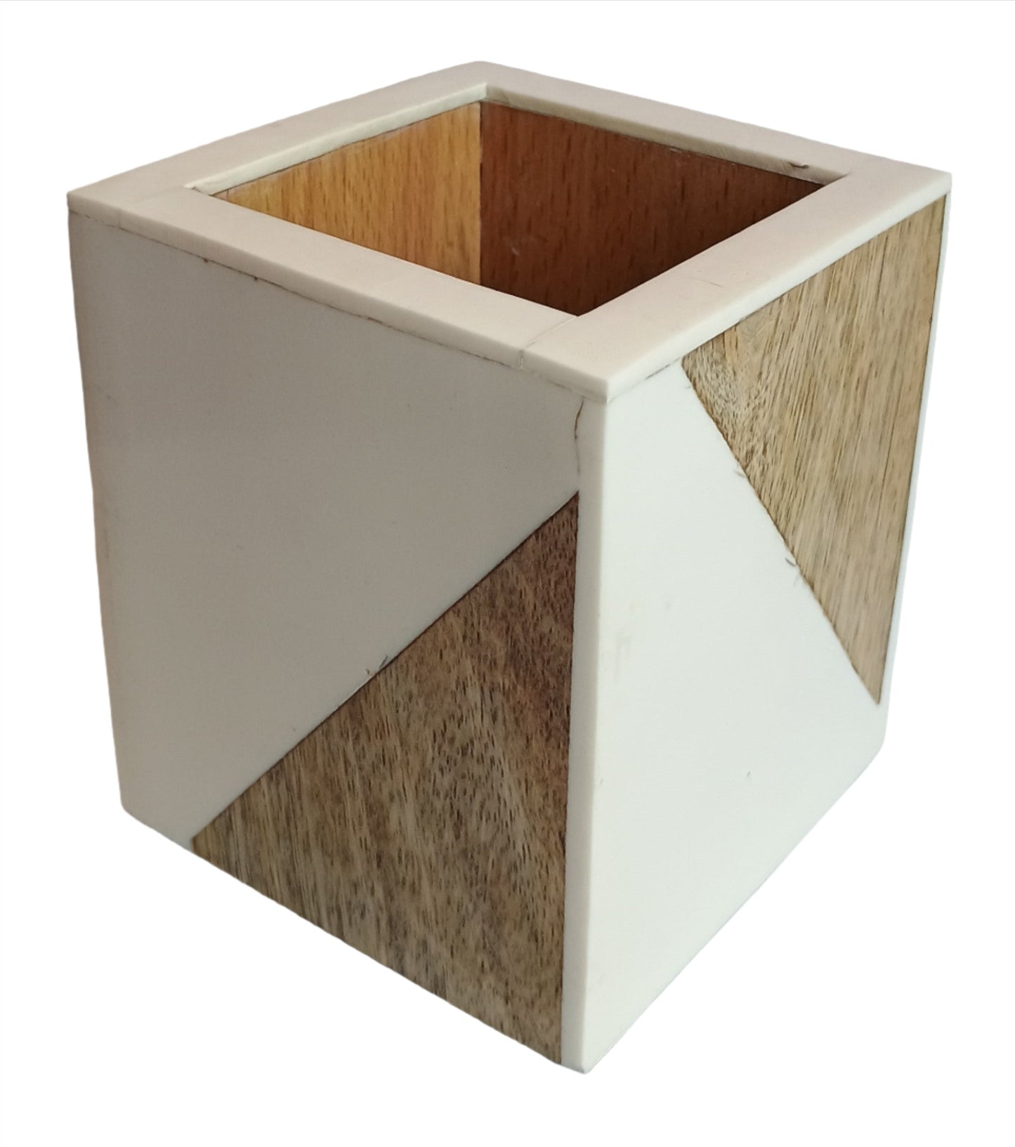 Toothbrush Holder - Wood and Resin Toothbrush Holder
