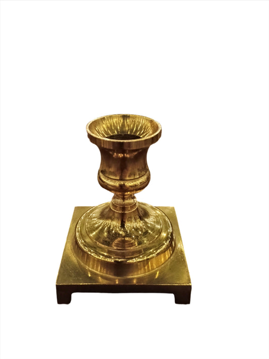 Candle Holder - Traditional Gold Candlestick Holders, Set of 2