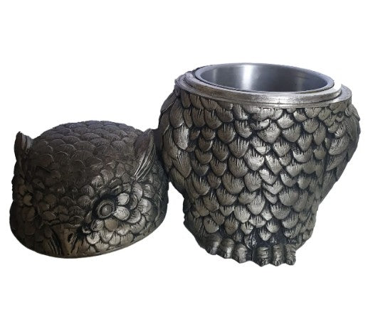 Vintage Owl Ice Bucket