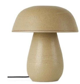 Hand Thrown Ceramic Mushroom Lamp