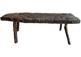 Primitive Live Edge Bench