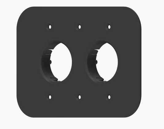 Double Multi-Material Mounting Plate
