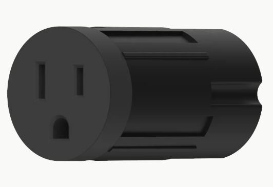 Black Multi-Material Long Outlet