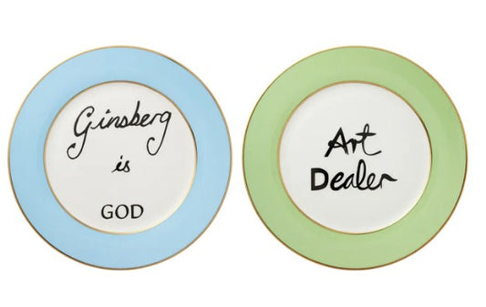 Dinner Plate Set - Ginsberg/Art Dealer