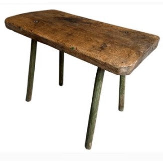 Rustic Slab Side Table