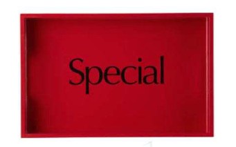 Red 'Special' Catchall Tray