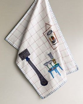 Embroidered Kitchen Towel
