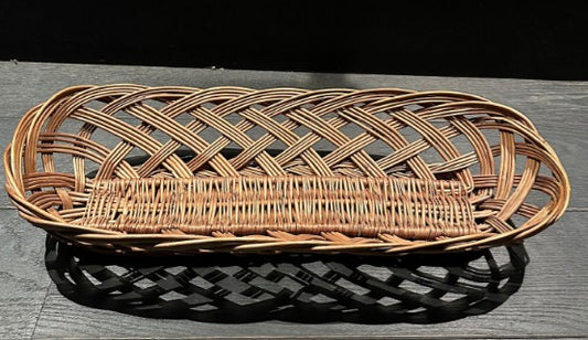Vintage Handwoven French Bread Basket