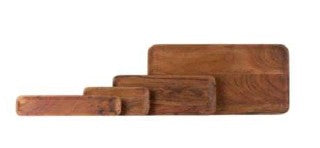 Wood Tray, Set of 4