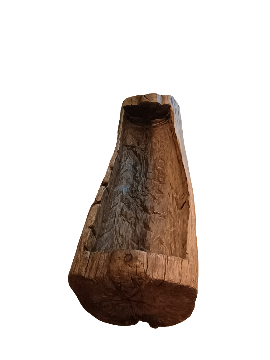 Trough - Wood Log Trough