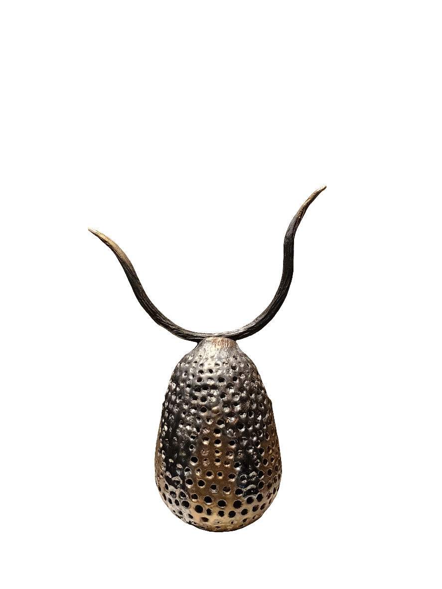 Sculpture - Stoneware and Bronze Totems