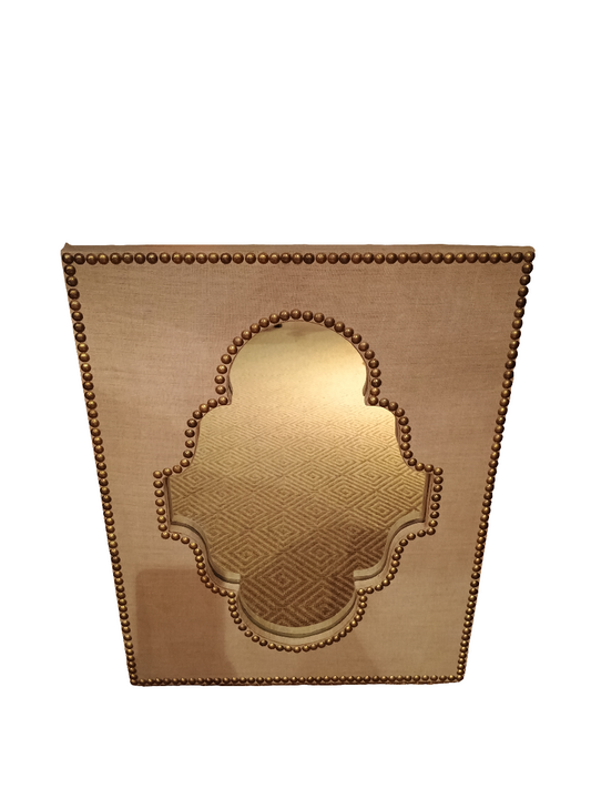 Mirror - Lined Frame Studded Mirror
