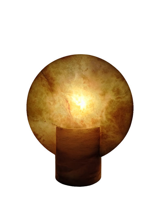 Lamp - Alabaster Disc Lamp