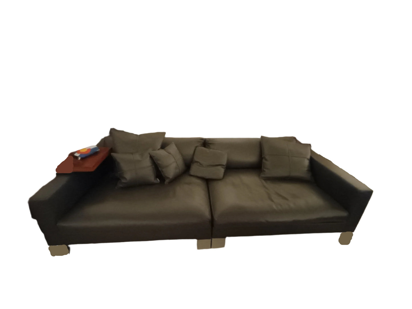 Sofa - Black Leather Sofa