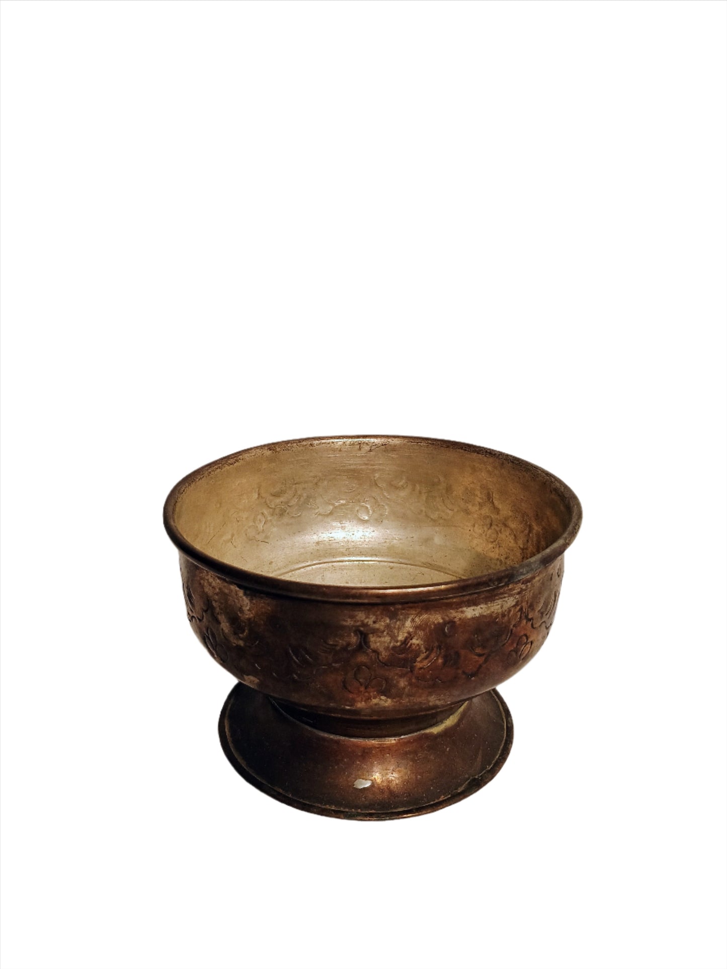 Caddy Box - Engraved Brass Caddy Box with Lid