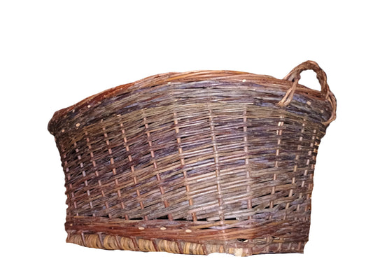 Basket - Wicker Oval Basket with Handles