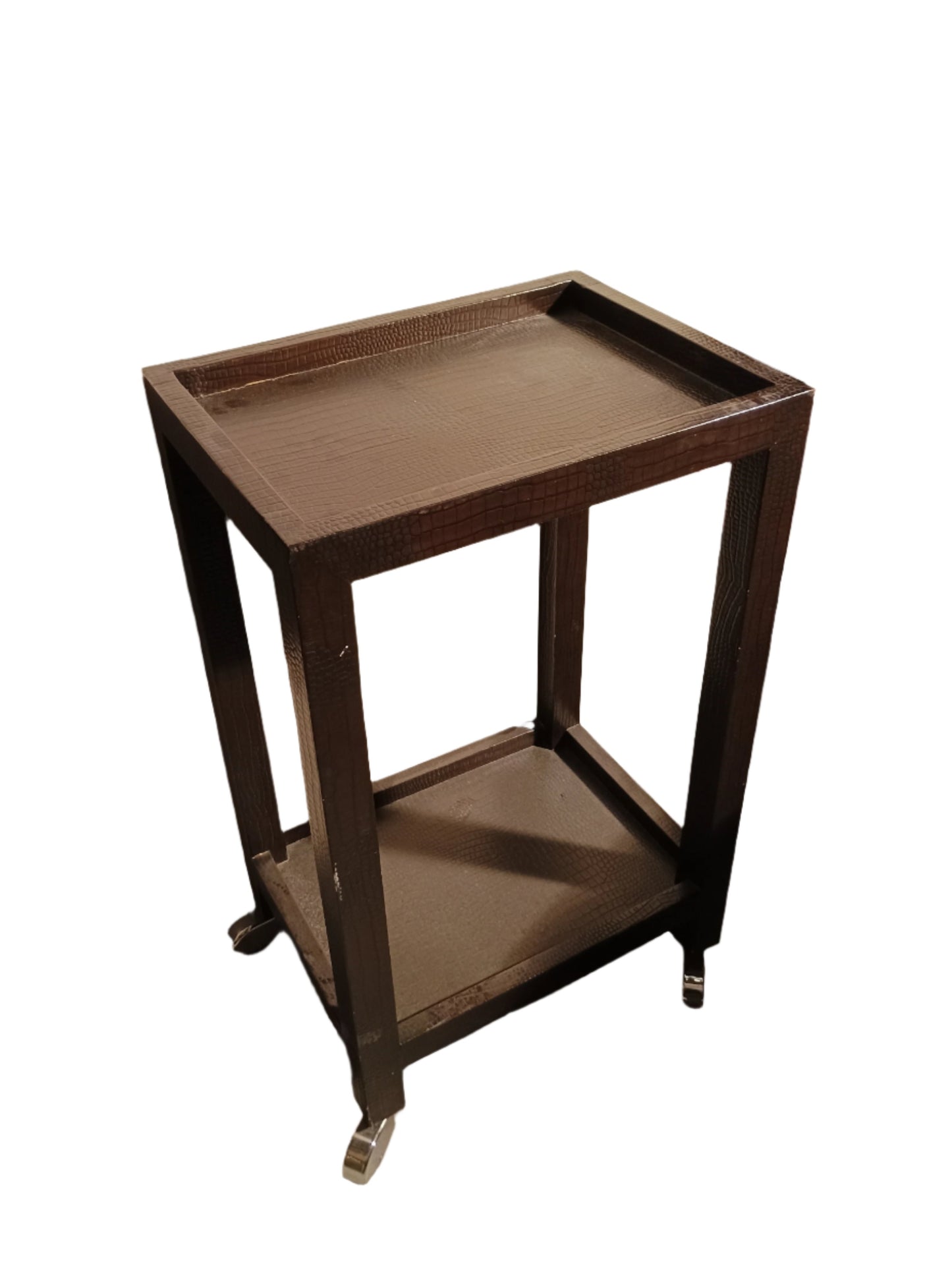 Bar Cart - Reptile Skin Bar Cart