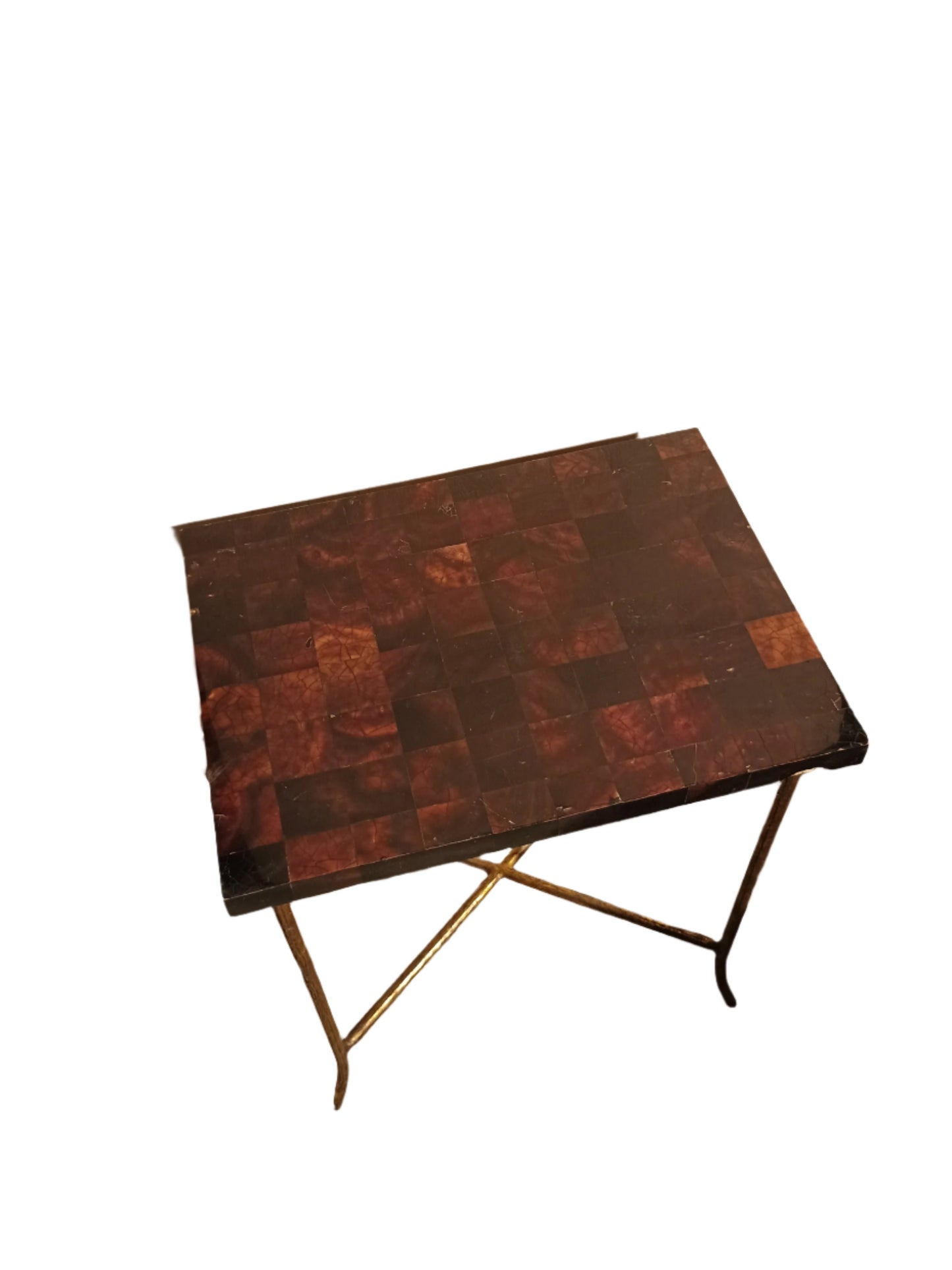 Table - Shell and Gold Side Table