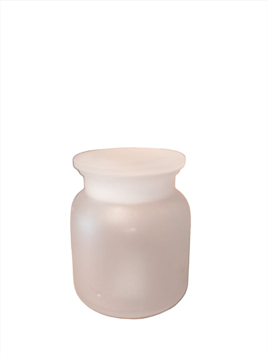 Canister - Frosted Glass Canister