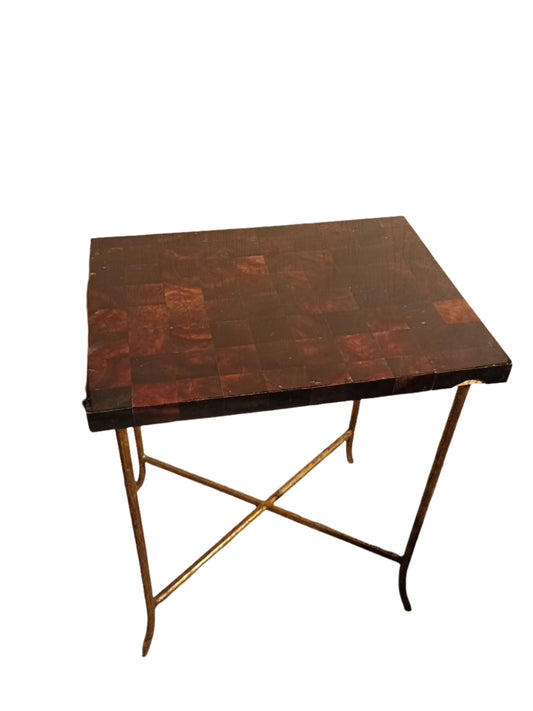 Table - Shell and Gold Side Table